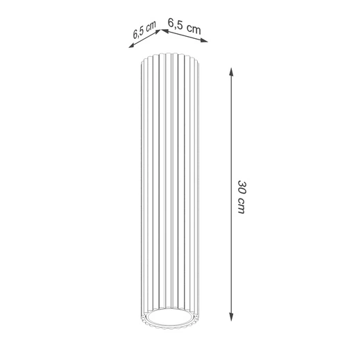 Plafon sufitowy KARBON 40 taupe nowoczesny okrągły beżowy do salonu i kuchni