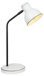 Lampa stołowa Zumba sztyca prosta 1x40W  E14 biały+czarny