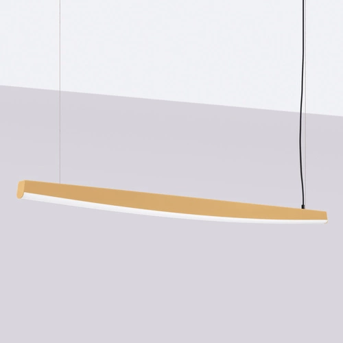 Nowoczesna lampa wisząca LED JORUN 150 złota regulowana do salonu i nad stół