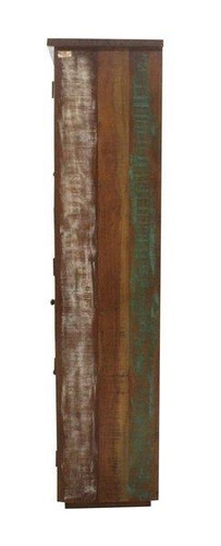 Witryna drewniana Bayang do salonu i jadalni orientalna z szybą na alkohol Intesi 180 cm