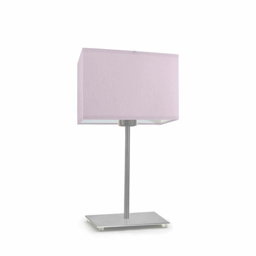 Lampka nocna do sypialni AMALFI nowoczesna fioletowa z abażurem metalowa LYSNE 40 cm