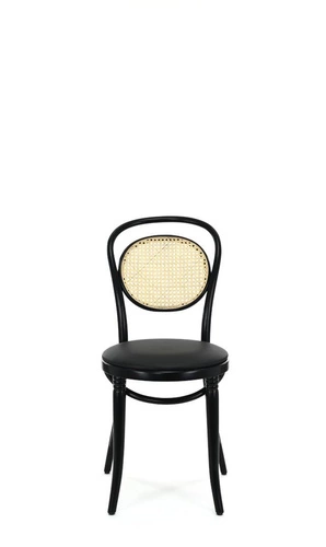 Krzesło Fameg A-10/1 drewniane tapicerowane do jadalni retro personalizowane bukowe