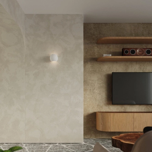 Kinkiet ścienny ceramiczny GLOBE biały nowoczesny do salonu i sypialni Sollux Lighting