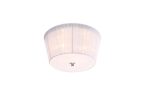 Lampa sufitowa Camea plafon 3x40W G9 +  3W LED z abażurem biały