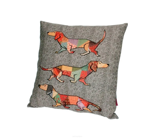 Poduszka dekoracyjna welurowa JOCKER do salonu i sypialni antyalergiczna 40x40 cm