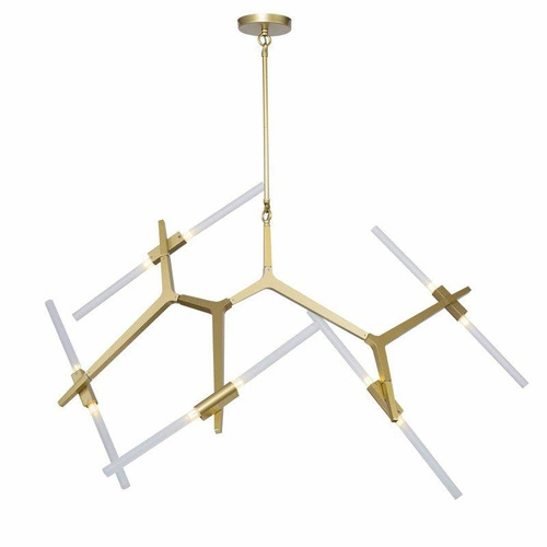 Lampa wisząca STICKS-10 złota OUTLET