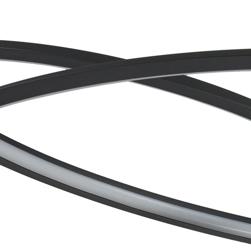 Lampa sufitowa LED Spirello czarna 80 cm nowoczesna do salonu i jadalni Step into Design