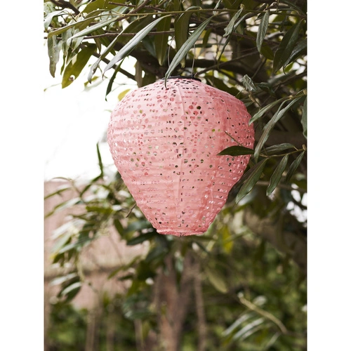 Lampion ogrodowy Greatham różowy solar LED IP44 House Nordic na taras