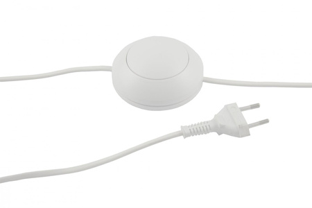 Lampa podłogowa MIAMI abażur jasny fioletowy stelaż dębowy