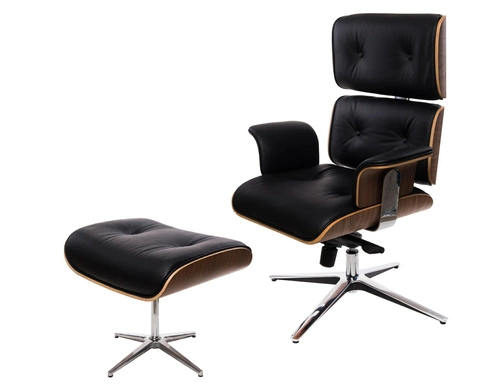 Fotel biurowy VIP Exclusive Home skórzany obrotowy do gabinetu i salonu z regulacją