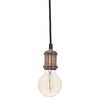 Lampa wisząca metalowa miedziana