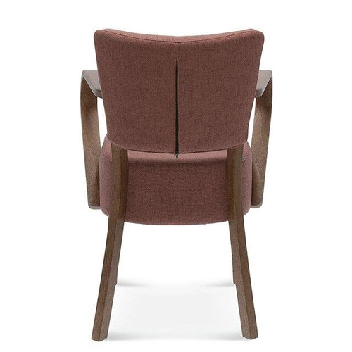 Krzesło tapicerowane z podłokietnikami Fameg Tulip.2 do jadalni personalizowane nowoczesne