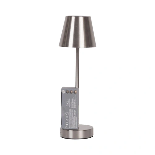 Lampka Casablanca 36cm LED na dotyk       srebrna
