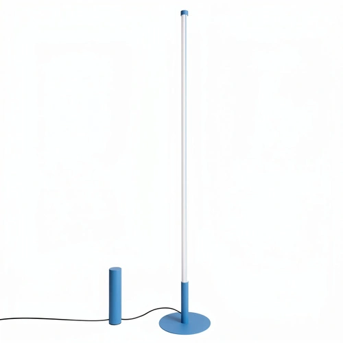 TRANG lampa stojąca do salonu nowoczesna LED błękitna 3000K