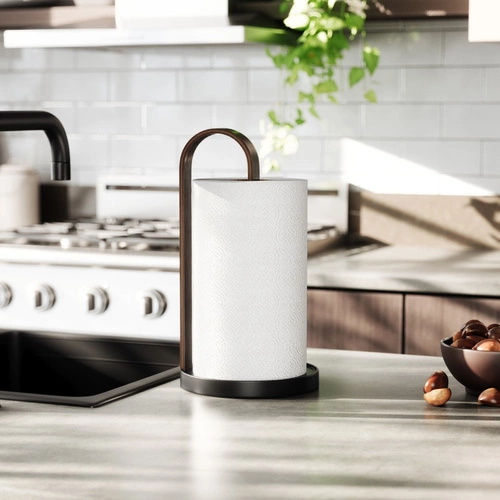 Stojak na ręczniki kuchenne Bellwood      orzech