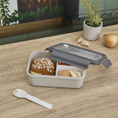 Lunch box Clip szary