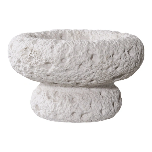 House Nordic zestaw 2 cementowych świeczników szarych boho na stół do salonu