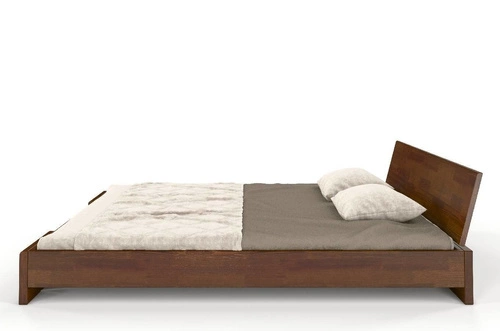 Łóżko drewniane sosnowe Vestre Long 160x220 skandynawskie do sypialni personalizowane