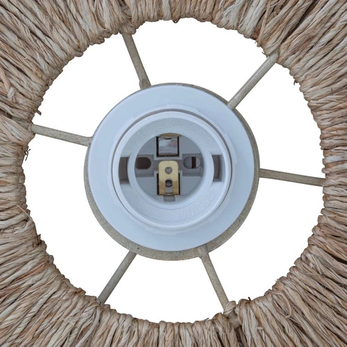 Lampa wisząca Alara z juty boho do salonu i sypialni 70 cm