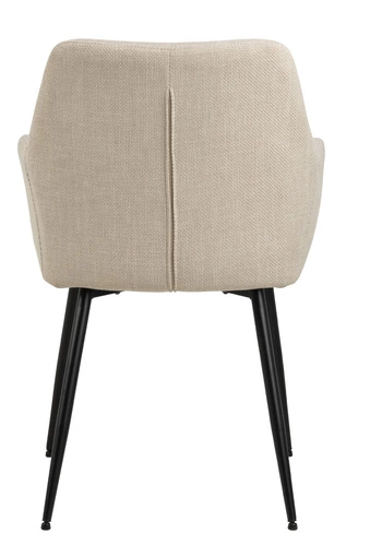 Krzesło Lizzy z podłokietnikami beżowe    OUTLET