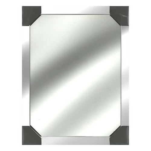 Lustro ścienne First srebrne 34x44cm