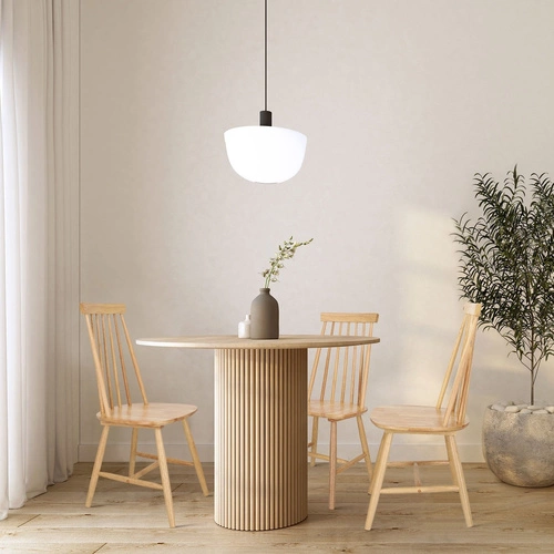 Krzesło drewniane Wopy naturalne do jadalni i kuchni styl retro vintage patyczak Intesi