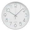 Zegar ścienny Lalibela biały 30 cm nowoczesny cichy do salonu