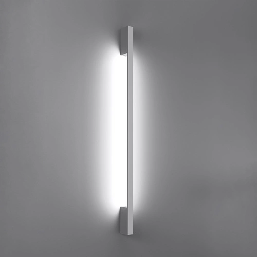 Nowoczesny kinkiet ścienny LED SAPPO M biały 120 cm do salonu i sypialni aluminium Thoro