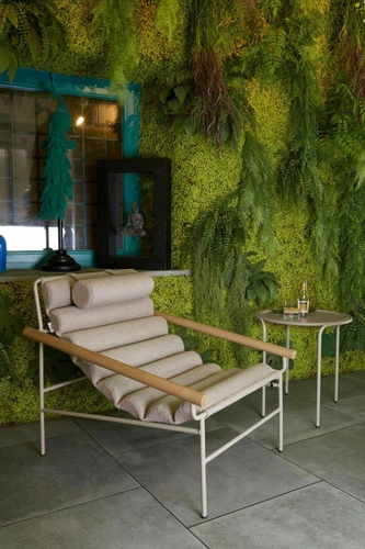 Fotel wypoczynkowy Dress_Code Fashion do salonu nowoczesny z tkaniny glamour zdejmowany pokrowiec