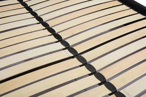 Łóżko Pola 160, czarny / złoty