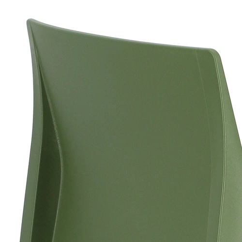 Hoker Kate nowoczesny antracytowy 65 cm do kuchni i ogrodu z oparciem sztaplowany SCAB Design