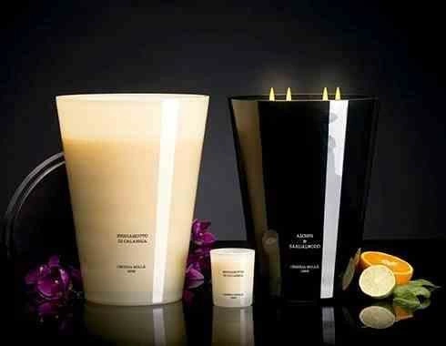 Cereria Molla Bergamotto di Calabria świeca sojowa XXL zapachowa dekoracyjna beżowa 3,5kg