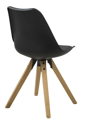 Krzesło Dima black/ dąb OUTLET