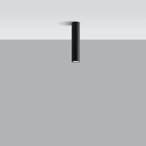 Plafon sufitowy czarny nowoczesny metalowy Lagos 30 do salonu kuchni sypialni