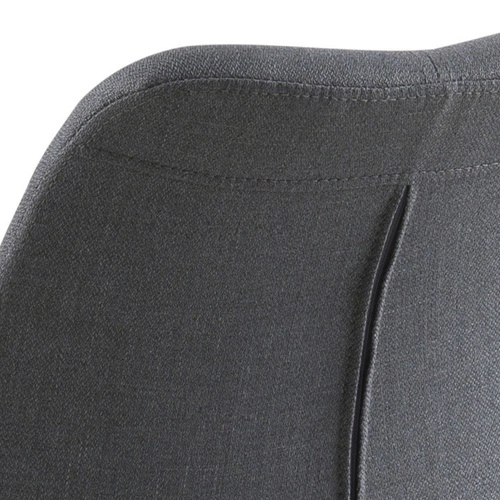 Krzesło tapicerowane Dima Actona szare skandynawskie do jadalni i salonu na drewnianych nogach