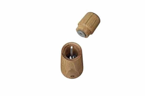 Crush Grind Stockholm drewniany młynek do soli i pieprzu 11cm nowoczesny dąb