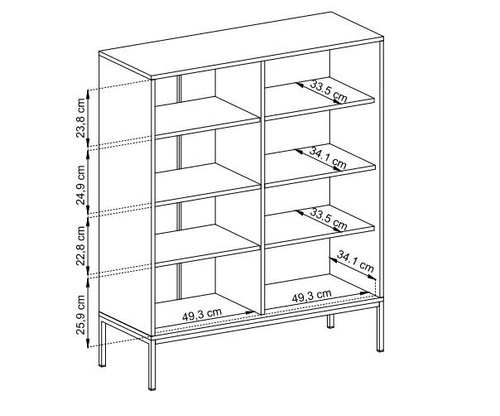 Zestaw mebli do sypialni Evora granatowa