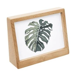 Drewniana ramka na zdjęcia 10x15 Eris Atmosphera stojąca skandynawska boho naturalna