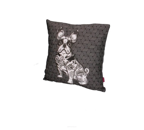 Poduszka dekoracyjna welurowa Bouled 40x40cm nowoczesna antyalergiczna do salonu Intesi