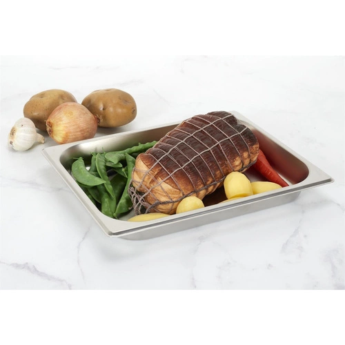 Intesi bambusowa deska do krojenia z szufladą do kuchni nowoczesna 38,5x26,4 cm