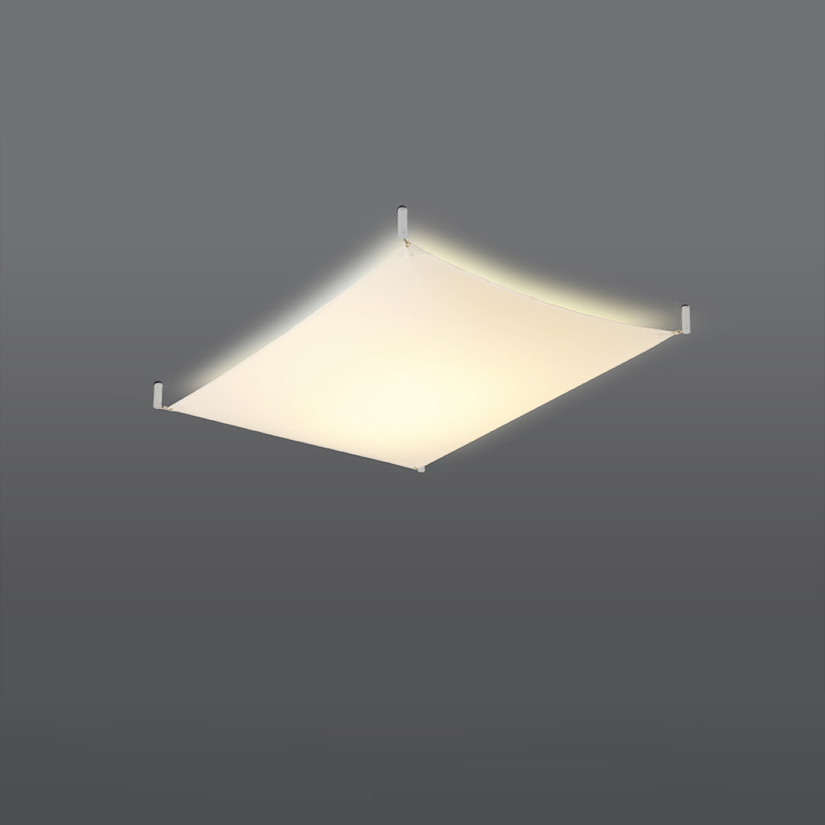 Plafon sufitowy nowoczesny LUNA 1 biały do salonu i kuchni Sollux Lighting 80 cm