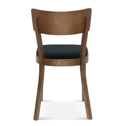 Krzesło do jadalni Fameg Solid tapicerowane drewniane dębowe personalizowane nowoczesne