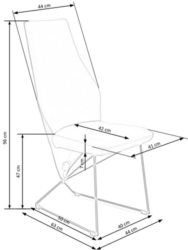 Krzesło do jadalni Marlene tapicerowane welur zielony na czarnych płozach nowoczesne Intesi