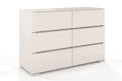Komoda drewniana bukowa Sparta 120 cm skandynawska z szufladami do salonu SKANDICA