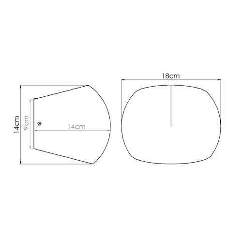 Nowoczesny kinkiet ścienny GLOBE beton szary lampa do salonu sypialni przedpokoju SOLLUX