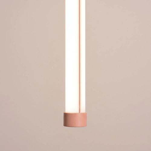 Lampa wisząca TRANG LED brzoskwiniowa regulowana nad wyspę
