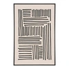 Obraz dekoracyjny Lipari No.1 100x140 czarno‑beżowy do salonu