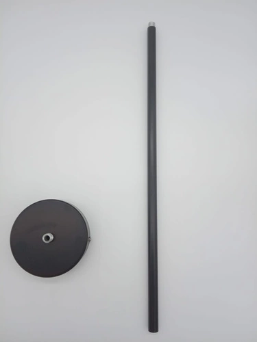 Lampa wisząca NEW GEOMETRY-3 czarno-złota nowoczesna do salonu i jadalni 45 cm