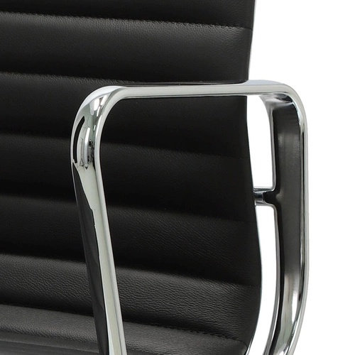 Fotel biurowy ergonomiczny CH1171 PREMIUM skórzany obrotowy czarny inspirowany EA117