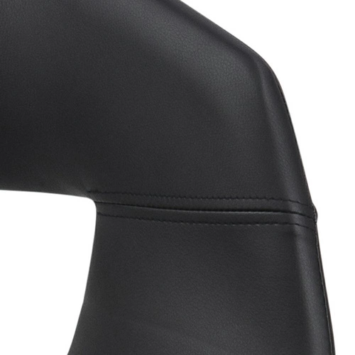 Krzesło Supernova czarne eko skóra        outleT